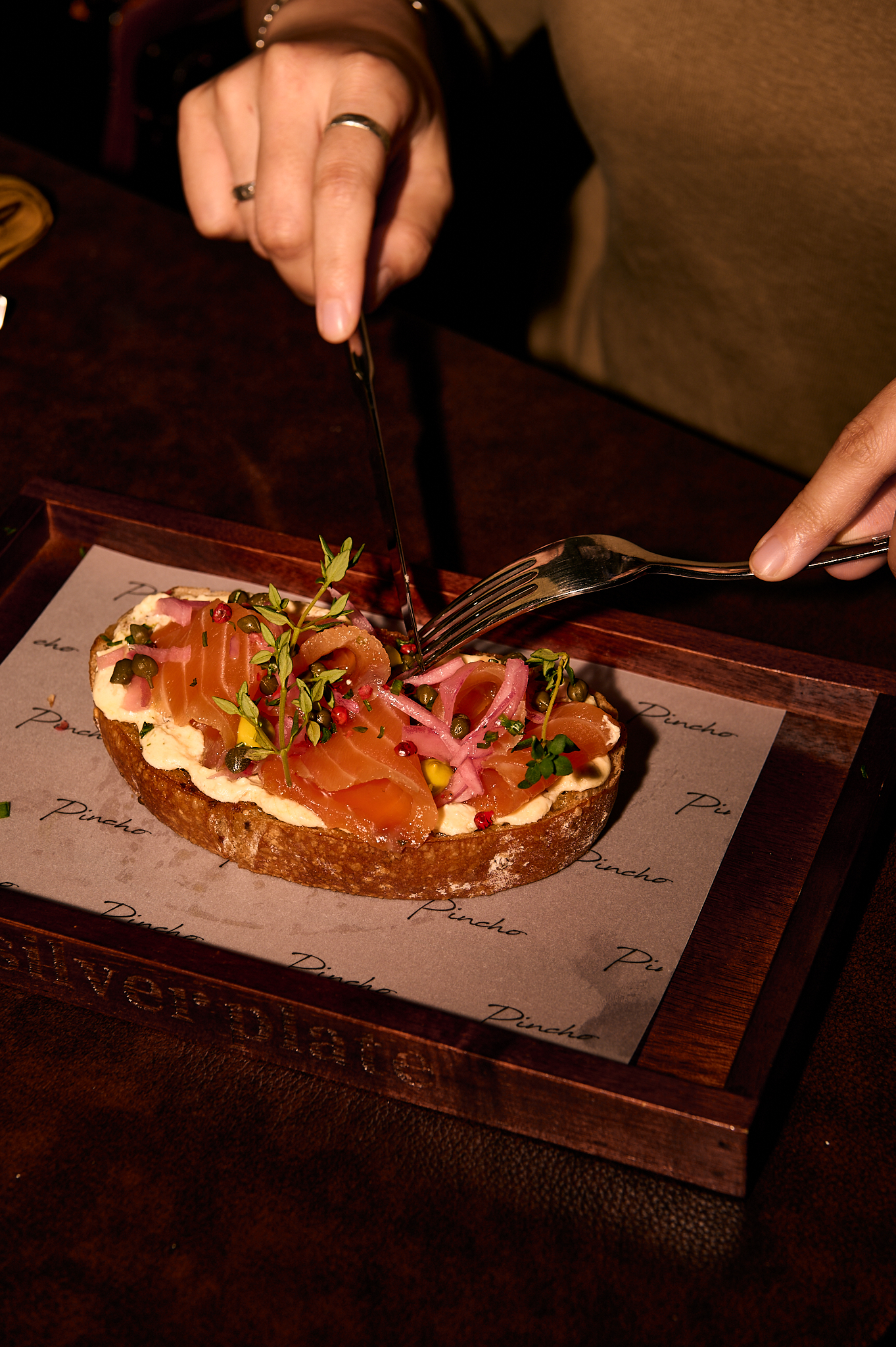 SMOKED SALMON TARTINE